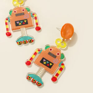 Robot colorido gracioso